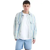 Balmohk Chemise à Manches Longues 30000401 Cropped Stripes