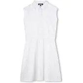 DKNY D62602 Sleeveless Dress Blanc 10 Years Fille