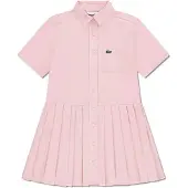 Lacoste Kids 347509 Short Sleeve Dress Rose 3 Years Fille