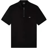 Armani Exchange pour homme. XM002372AF21936UC001 Tissu Polo noir (S), Casuel, Viscose, Manche courte