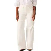 Levi's 728 Wide Leg High Waist Jeans Blanc 31 / 32 Femme