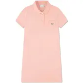 Lacoste Kids 347066 Short Sleeve Dress Rose 4 Years Fille