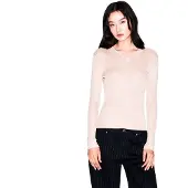 Armani Exchange pour femme. XW001874AF11957M4014 Pull Slim V rose (XS), Casuel, Classique, Viscose