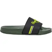 Pepe Jeans pour garçon. PBS700001 Pantoufles Zone B verte (34), Plat, Aucun, Beachwear, mode enfantine