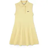 Lacoste Kids 447496 Sleeveless Dress Jaune 16 Years Fille