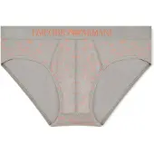 Emporio Armani pour homme. EM000229_AF19051 Slip All Over Logo gris (M), Homewear, Coton