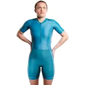 Zone3 Activate+ Woman Neoprene Short Sleeve Wetsuit Bleu XS Femme