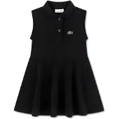 Lacoste Kids 347496 Sleeveless Dress Noir 7 Years Fille