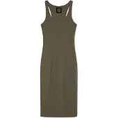 Armani Exchange pour femme. XW000820AF13729U7043 Robe cintrée verte (XS), Casuel, Viscose, Sans manches / bretelles