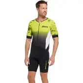 Zoggs Predator Ultra Short Sleeve Trisuit Jaune M Homme