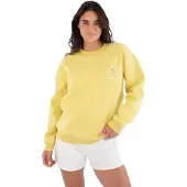 Hurley Crew Nereida Island Sweatshirt Jaune M Femme