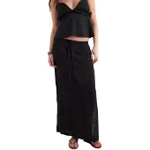 Balmohk 30000500 Rustic Long Skirt Noir S Femme