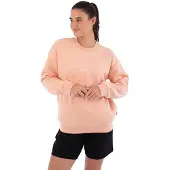 Hurley Crew Script Sweatshirt Orange L Femme
