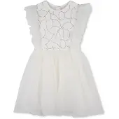 Billieblush U22183 Sleeveless Dress Blanc 2 Years Fille