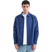 Balmohk 30000374 Heavy Long Sleeve Shirt Bleu XL Homme