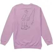 Salty Crew Swivel Lb Crewneck Sweatshirt Violet S Homme