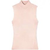 Armani Exchange pour femme. XW001876AF11957M4014 Top Mock pink (S), Casuel, Rose, Viscose, Sans manches / bretelles