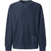 Pepe Jeans pour homme. PM5800164 Sweat Gaston marine (L), Casuel, Coton