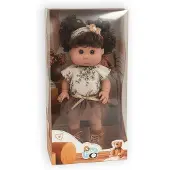 Tachan Martina Doll 40 Cm Marron Enfants