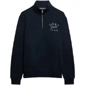 Superdry Pull Athletic Ess Half Zip Hommes