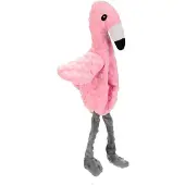 Beeztees Jouets en peluche Flamingo Quak, Vautour Rolf et Perroquet Lor (Jouet en peluche pour chiens)