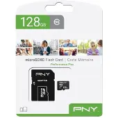 PNY Carte mémoire MICROSD 128GB PERFORMANCE PLUS C10