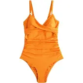 Next Maillot de bain modelant orange