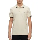 BOSS J53169 Short Sleeve Polo Beige 14 Years Garçon