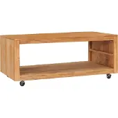 Syfax Table basse 110x60x40 cm bois de teck massif