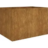 Syfax Lit surélevé 120x80x80 cm acier corten
