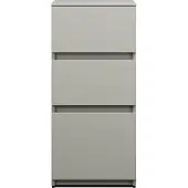 Burgbad Lin20 Armoire basse, 3 tiroirs, 400x357x870mm, USIX040F5352