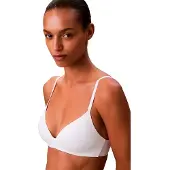 Calvin Klein Lv00qf8013 Wirefree Bra Blanc 65 / D Femme