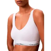 Calvin Klein Lv00qf8583 Bralette Bra Blanc M Femme