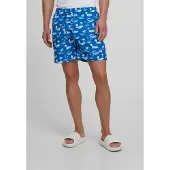 Urban Classics Shorts de bain bleu / blanc