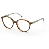 Zadig & Voltaire Lunettes de vue - - VZV480 - Acétate - Marron avana aranciata lucida - Monture ronde