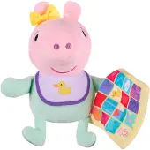 Pipsa Possu Peppa Pig Bébé Evie avec couverture Peluche douce