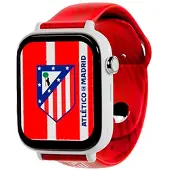 Savefamily Silicone Savewatch Plus Atlético Madrid Smartwatch Rouge Enfants
