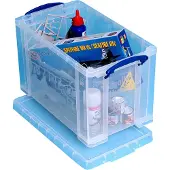 Really Useful Box Box Boîte de rangement 24 litres transparente