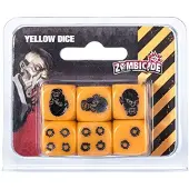 Asmodee Jeu de dés jaunes Zombicide