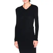 Armani Exchange pour femme. XW001874AF11957MC005 Pull Slim V (XS), Noir, Casuel, Classique, Viscose