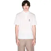 Armani Exchange pour homme. XM002209AF10364U0009 Polo régulier blanc (XXL), Casuel, Coton, Manche courte