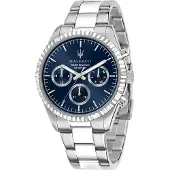 Maserati Montre à affichage analogique argent