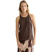 Scotch & Soda U9a01277t Sleeveless Blouse Marron 36 Femme