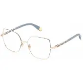 Furla Vfu835 54 Mm Woman Glasses Doré Femme