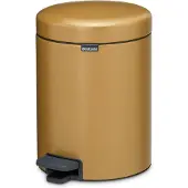 Brabantia Poubelle à pédale NewIcon 5 l, doré chaud