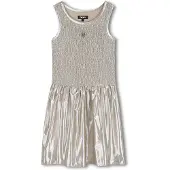 DKNY D62607 Sleeveless Dress Gris 10 Years Fille