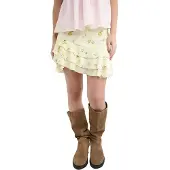 Balmohk 30000593 Set Flowers Short Skirt Jaune XS Femme
