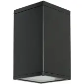 SU-MA Plafonnier spot extérieur 21x12 cm 1xE27 noir IP54 8003 BL