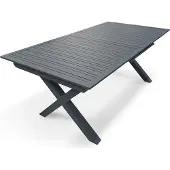 DCB Groupe Table de jardin en aluminium