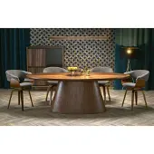 Halmar Table en noyer VAGNER